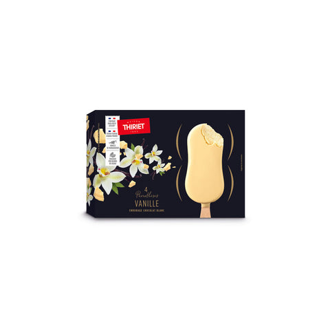 PARENTHESE ICE CREAM BARS VANILLA WHITE CHOCO 288G 4PC (#120605)