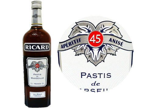 RICARD ANISEED APERITIF 45% 1L (#126982)