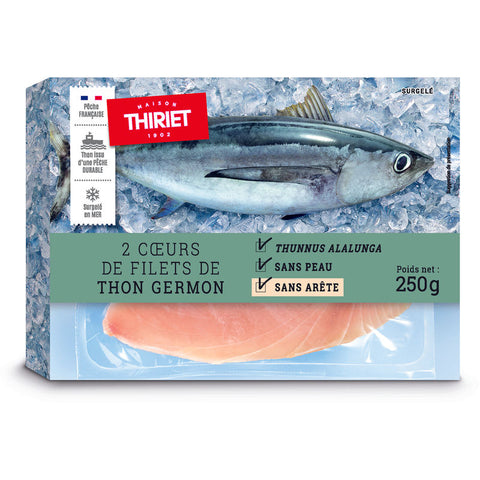ALBACORE TUNA HEART FILLETS ECO FISHING 250G (#126648)