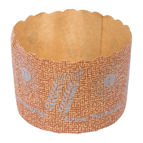 BAKING CASE KRAFT 66X51MM 100PCS (#13300)