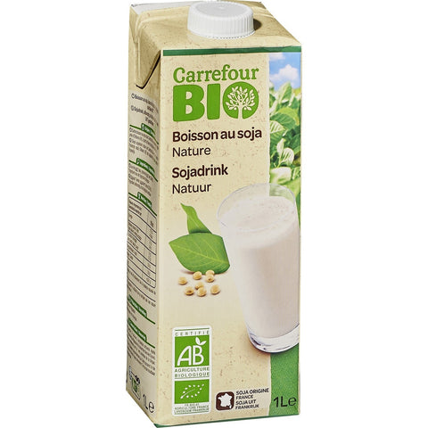 ORG PLAIN SOY MILK 1L (#118865)