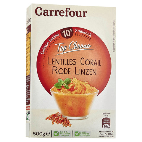 CORAL LENTILS 500G (#117635)