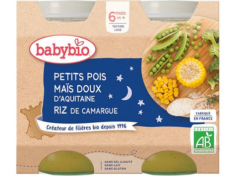 ORGANIC PEA CORN RICE BABY FOOD 200G (#126685)