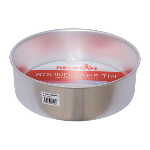 ROUND BAKING TIN 9"X3" (LOOSE BASE) (#1634)