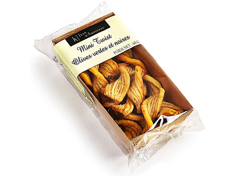 GREEN AND BLACK OLIVE TWIST 60G (#126694)
