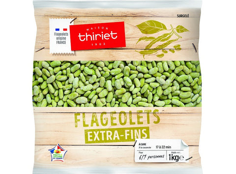 HIGH-GRADE FLAGEOLET BEANS 1KG 6-7 PORTIONS (#113087)