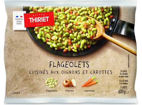COOKED FLAGEOLETS W ONIONS GRILLED TOMATOES 600G 4 PORTIONS (#113163)