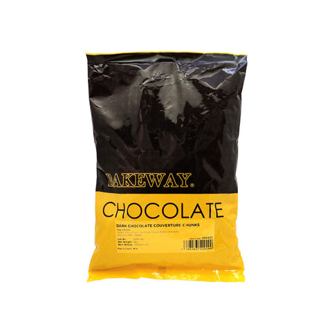 DARK CHOCOLATE COUVERTURE CHUNKS 1KG (#200420)