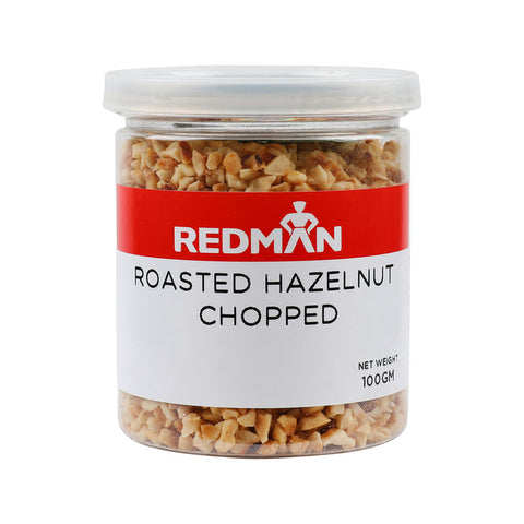 ROASTED HAZELNUT CHOPPED 100G (#201111)