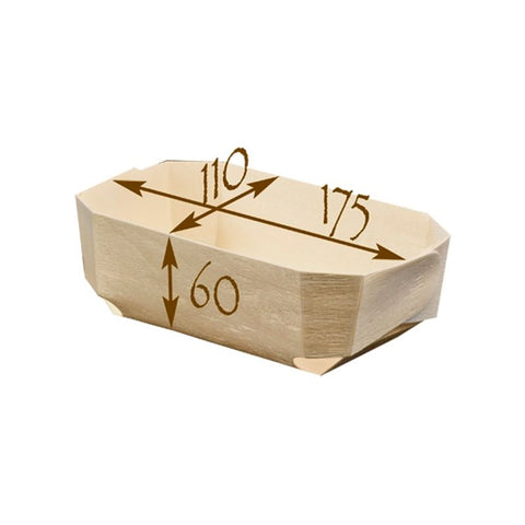 MOULD WOODEN LOAF 175X110X60MM 5PC (#201735)