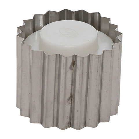 TART MOULD/METAL CUTTER SERRATED (L) (#201887)