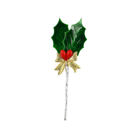 X'MAS HOLY M WITH BOW 5PC (#202037)