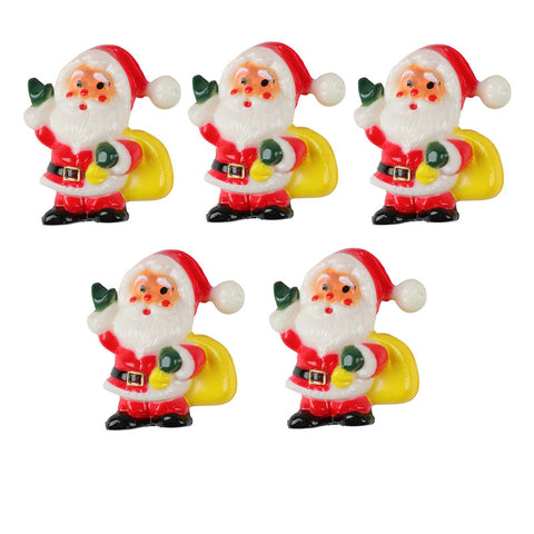 X'MAS SANTA W GIFT 5PC (#202133)