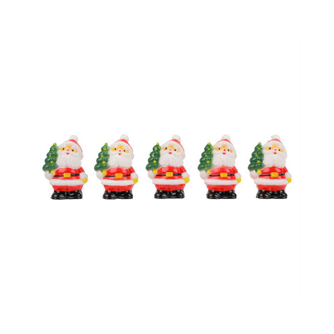 X'MAS SANTA CLAUS W/TREE 5PC (#202150)