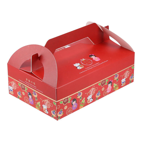 MOONCAKE BOX W TRAY CHINESE 6S 5SET (#202535)