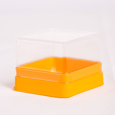 PET TRAY WITH LID SQUARE 54X54MM 10SET (#202536)