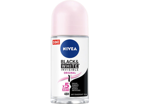 BLACK WHITE ANTI-STAIN ROLL-ON DEO 50ML (#119185)