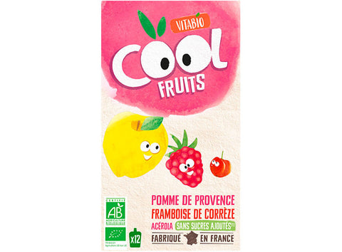 ORGANIC COOL FRUIT APPLE RASPBERRY PUREE 90G (#126676)