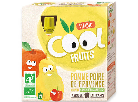 ORGANIC COOL FRUIT APPLE PEAR PUREE 90G (#126662)
