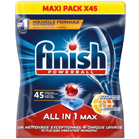 ALL-IN-1 BICARBONATE DISHWASHER TABLETS 45PC (#119723)