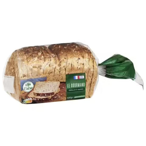 SLICED CEREAL SEED BREAD 500G (#122051)