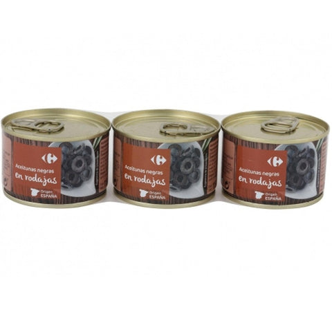 SLICED BLACK OLIVES 115G (#127730)