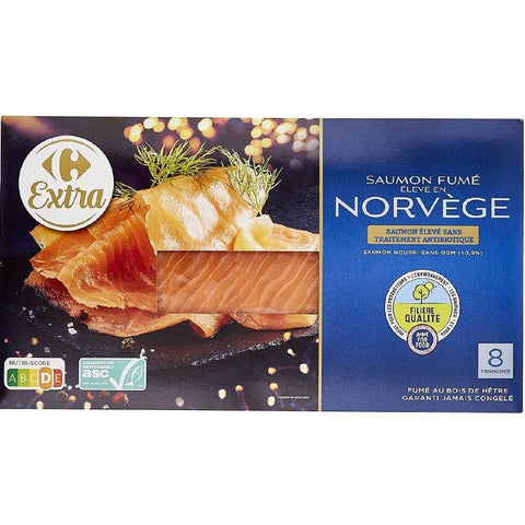 NORWEGIAN SMOKED SALMON FISH 300G (#116899)