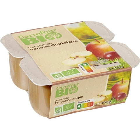 DESS COMPOTE APPLE CHESTNUT ORG 100G (#114562)