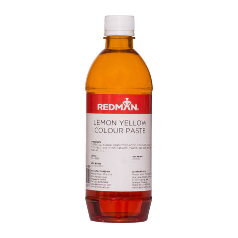 LEMON YELLOW COLOUR PASTE 500G (#460)