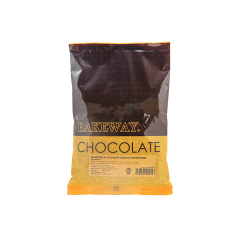 BAKEABLE DUOCHIP COCOA COMPOUND 1KG (#50872)