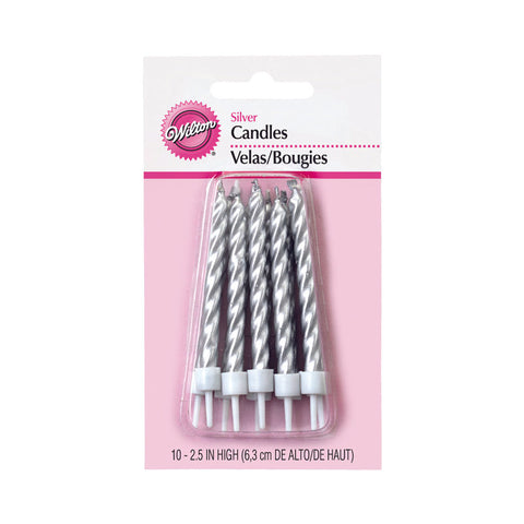 CANDLE CLASSIC SILVER 2 1/4" 2811-9123 (#51584)