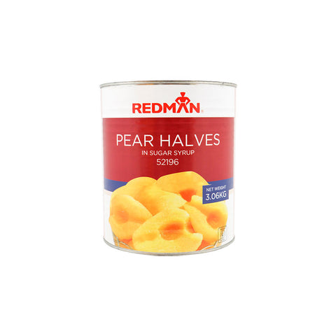 PEAR HALVES IN SYRUP 3060G (#52196)