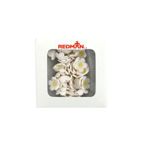 DAISY BUTTON WHITE 12G (APPROX. 100PC) 1X1CM (#52781)