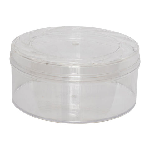 CLEAR ROUND PS CONTAINER W155XH68MM FF3000 (#52826)