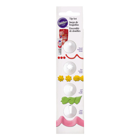 PIPING TIPS & NAIL SET 5PCS (#53042)