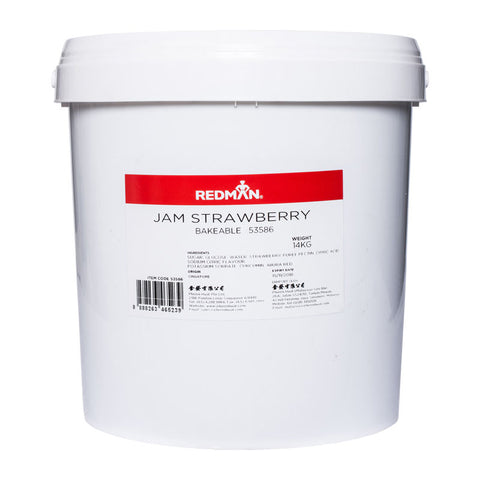 STRAWBERRY BAKEABLE JAM 14KG (#53586)