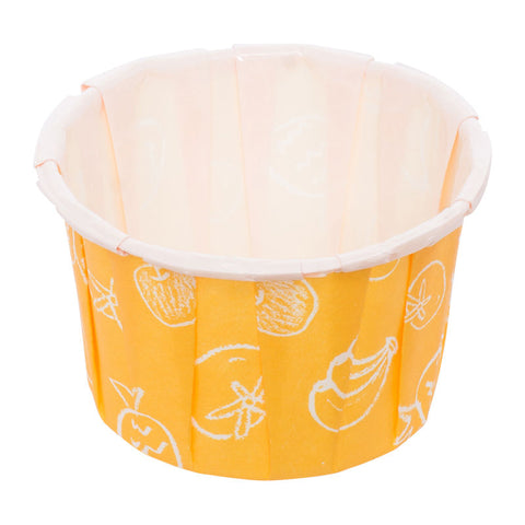 SOUFFLE BAKING CASE YELLOW FRUIT D44XH35MM 100PC (#53924)