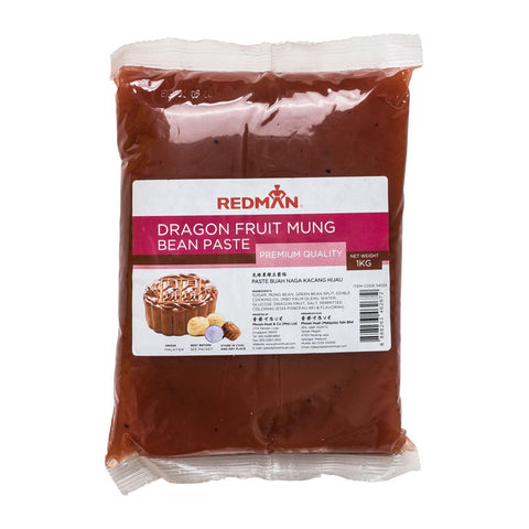 MOONCAKE PASTE DRAGON FRUIT MUNG BEAN 1KG (#54024)