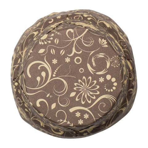 BC PET CROWN BROWN/GOLD 50X38MM (#54959)