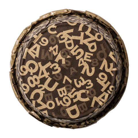 SOUFFLE BAKING CASE BROWN ALPH 44X35MM 100PCS (#55021)