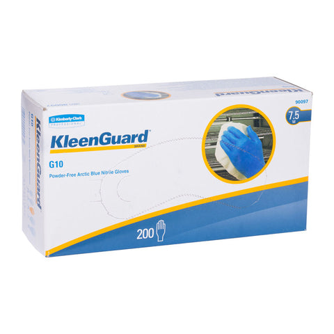 NITRILE GLOVE G10 ARC BLUE MEDIUM 8 INCH 200PC (#55053)