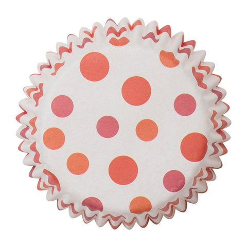 BAKING CASE DOT RED 500PCS (#55195)