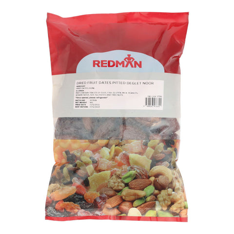 DRIED PITTED DATES DEGLET NOOR 1KG (#57110)