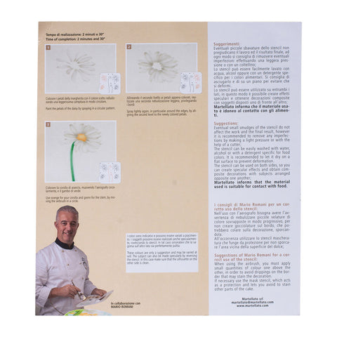 STENCIL DAISY 77X205 53X105MM (#58070)