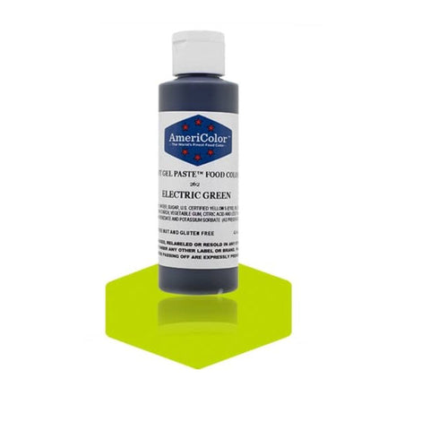 SOFTGEL COLOR PASTE ELECTRIC GREEN 4.5OZ (#58506)