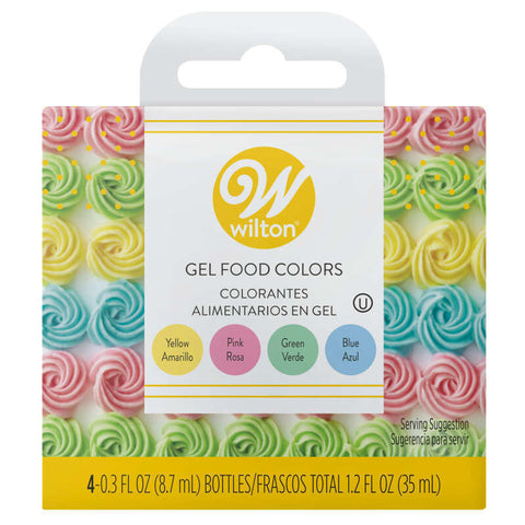 ICING COLOUR GEL SET 4BOT 601-5582 (#59915)