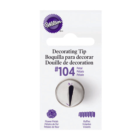 PIPING TIP PETAL #104 CARDED (#59970)