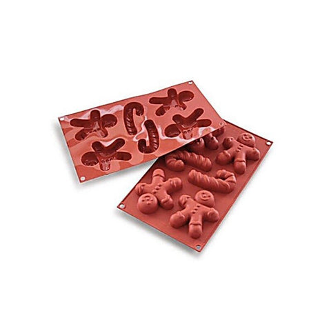 SILICON MOULD GINGERBREAD MAN SF106 26.106.63.0065 (#61131)