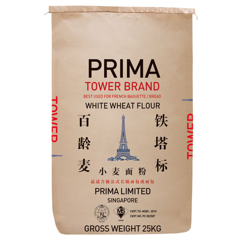 TOWER FRENCH WHEAT FLOUR FOR BREAD 25KG (#61665)