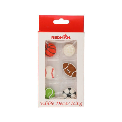 ICING DECOR- SPORT BALLS (#61806)